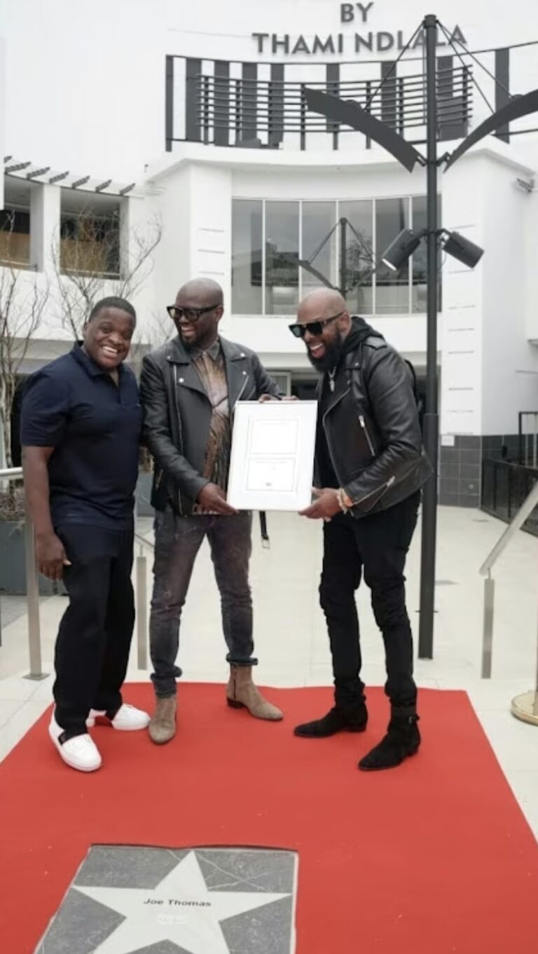 C E O Of Newly Developed Ndlala Mall Mr Thami Ndlala Honours Joe Thomas 